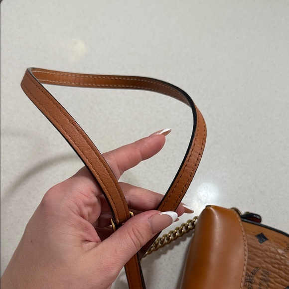 RARE FIND! Authentic MCM Brown and Gold Crossbody/Belt Bag - Picture 7 of 11